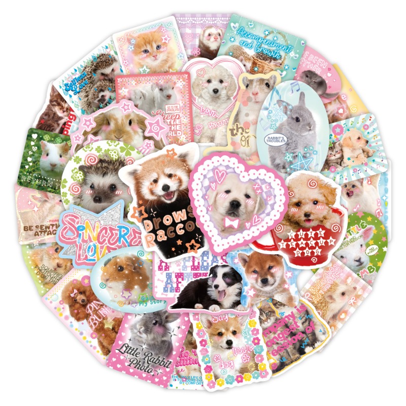 Vintage Fashion Magazines - 50pcs/set Kawaii Fashion Scrapbook Journal Sticker