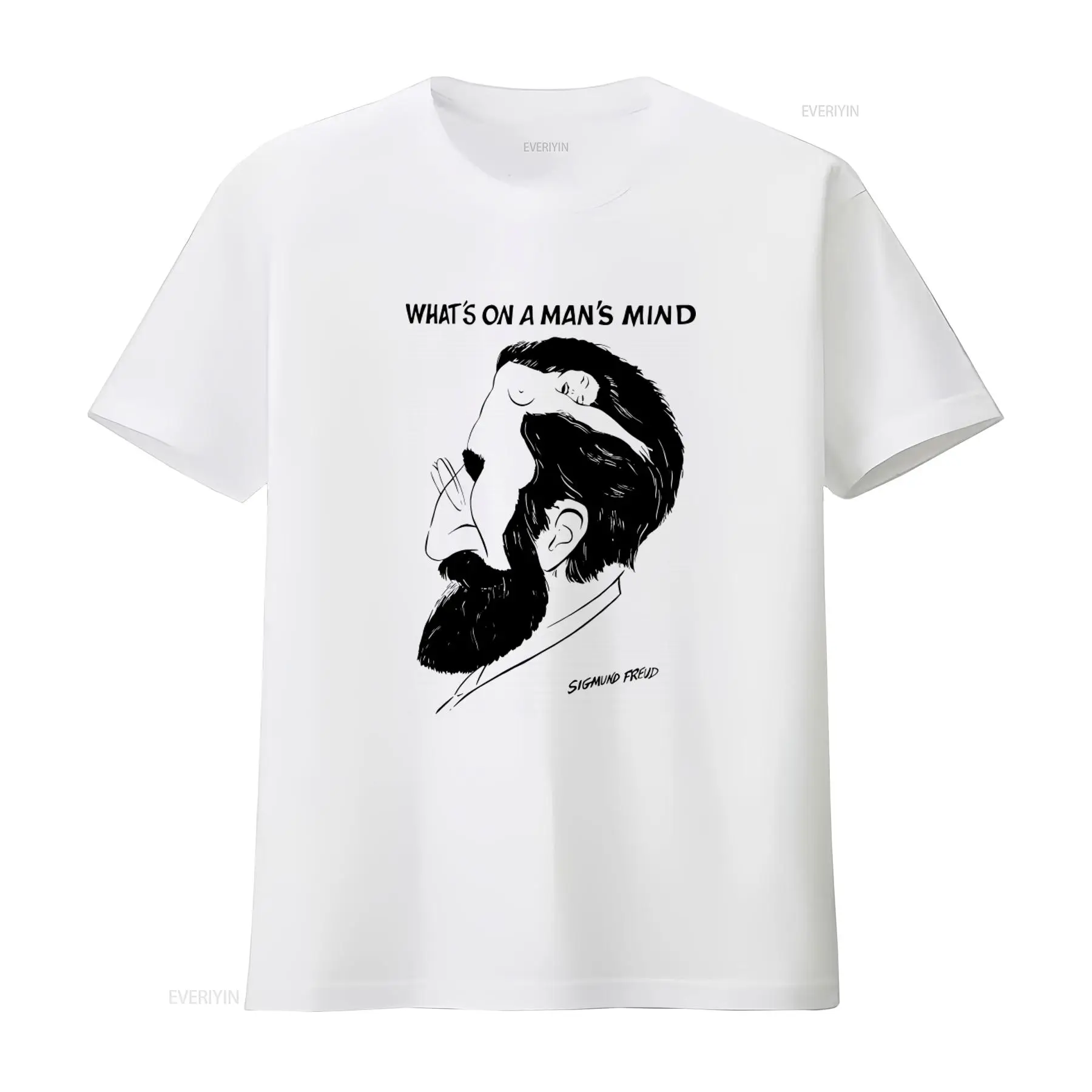 Vintage Fashion Art - Vintage Sigmund Freud Art T shirt
