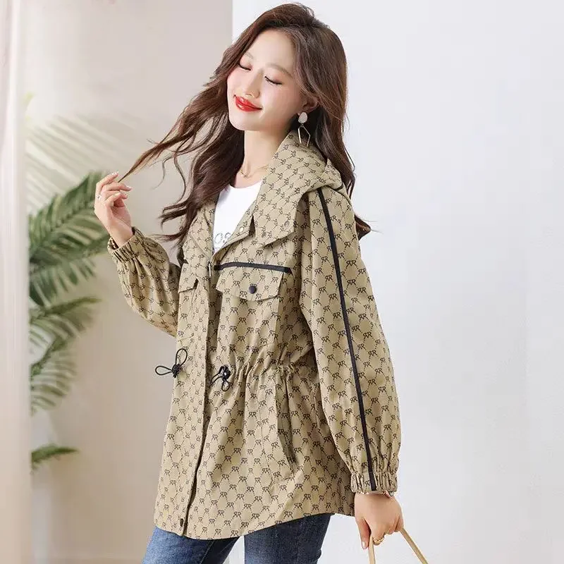 Vintage Fashion Trends 2025 - Women's Windbreaker Jackets Spring Autumn Loose