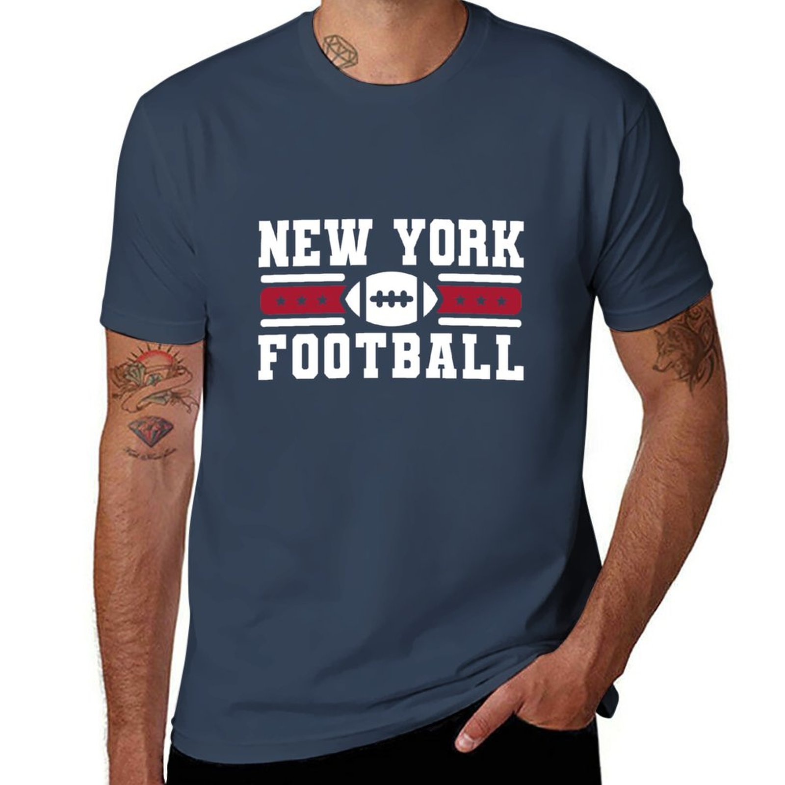 Retro Vintage Korean Fashion - New New York Football Team NY