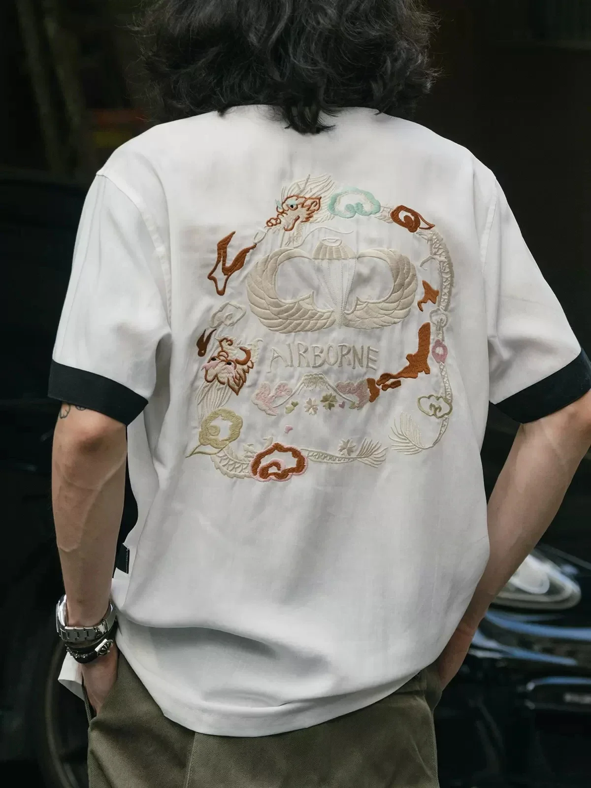 Non Stock Old Fashioned Embroi - огляд і ціна Bowling Shirt Camp