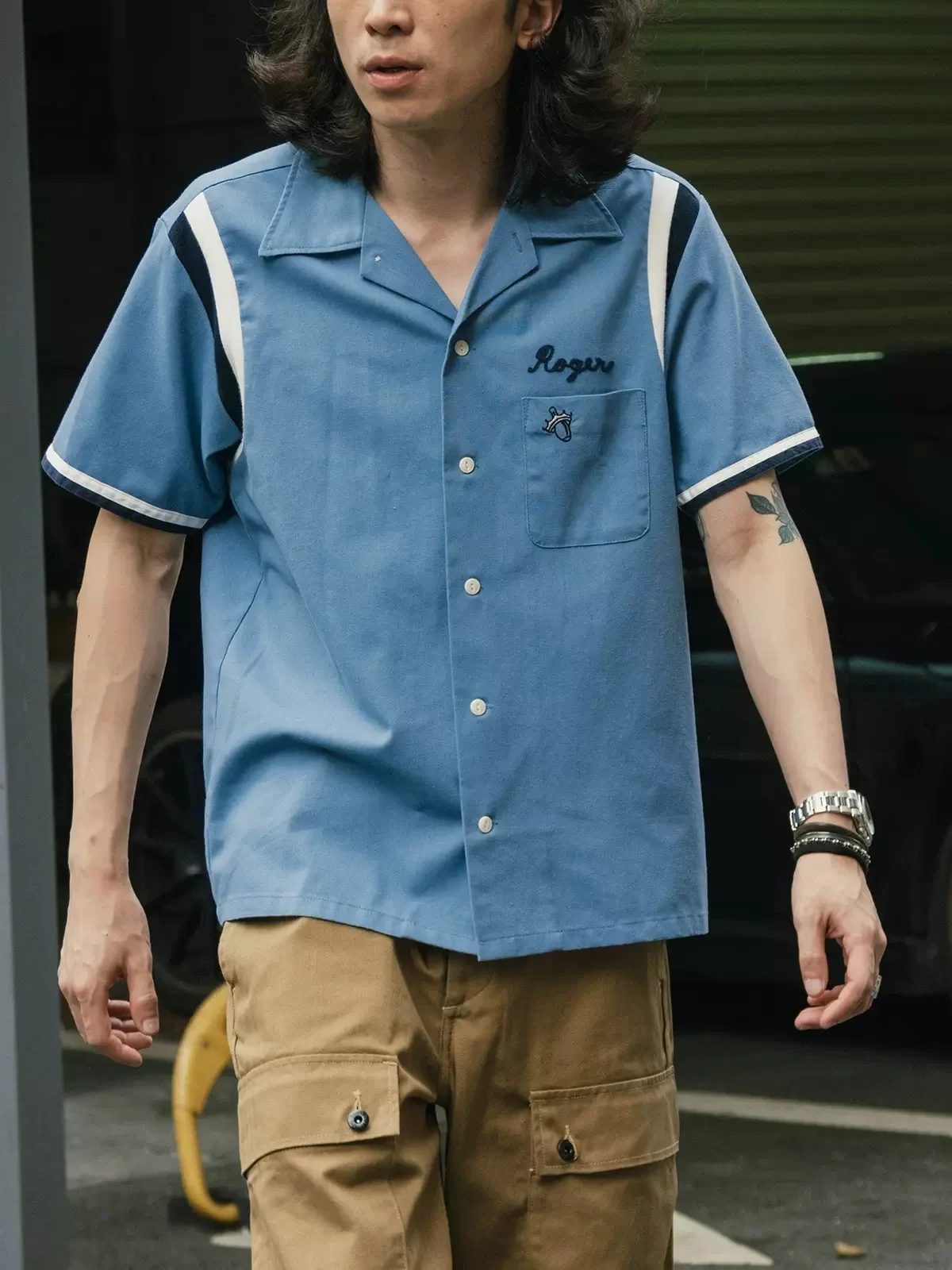 Non Stock Retro Bowling Shirt  - огляд і ціна Bowling Shirt Camp