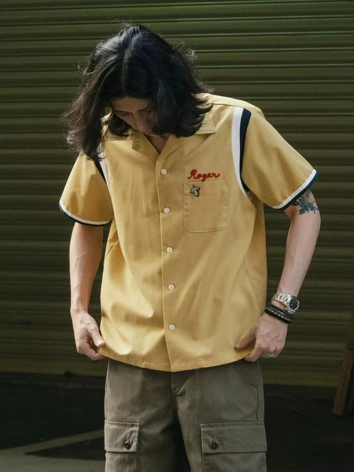 Non Stock Retro Bowling Shirt  - огляд і ціна Bowling Shirt Camp