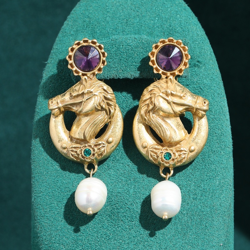 Vintage Purple Crystal Horse H - огляд і ціна Vintage Fashion Jewelry Brands