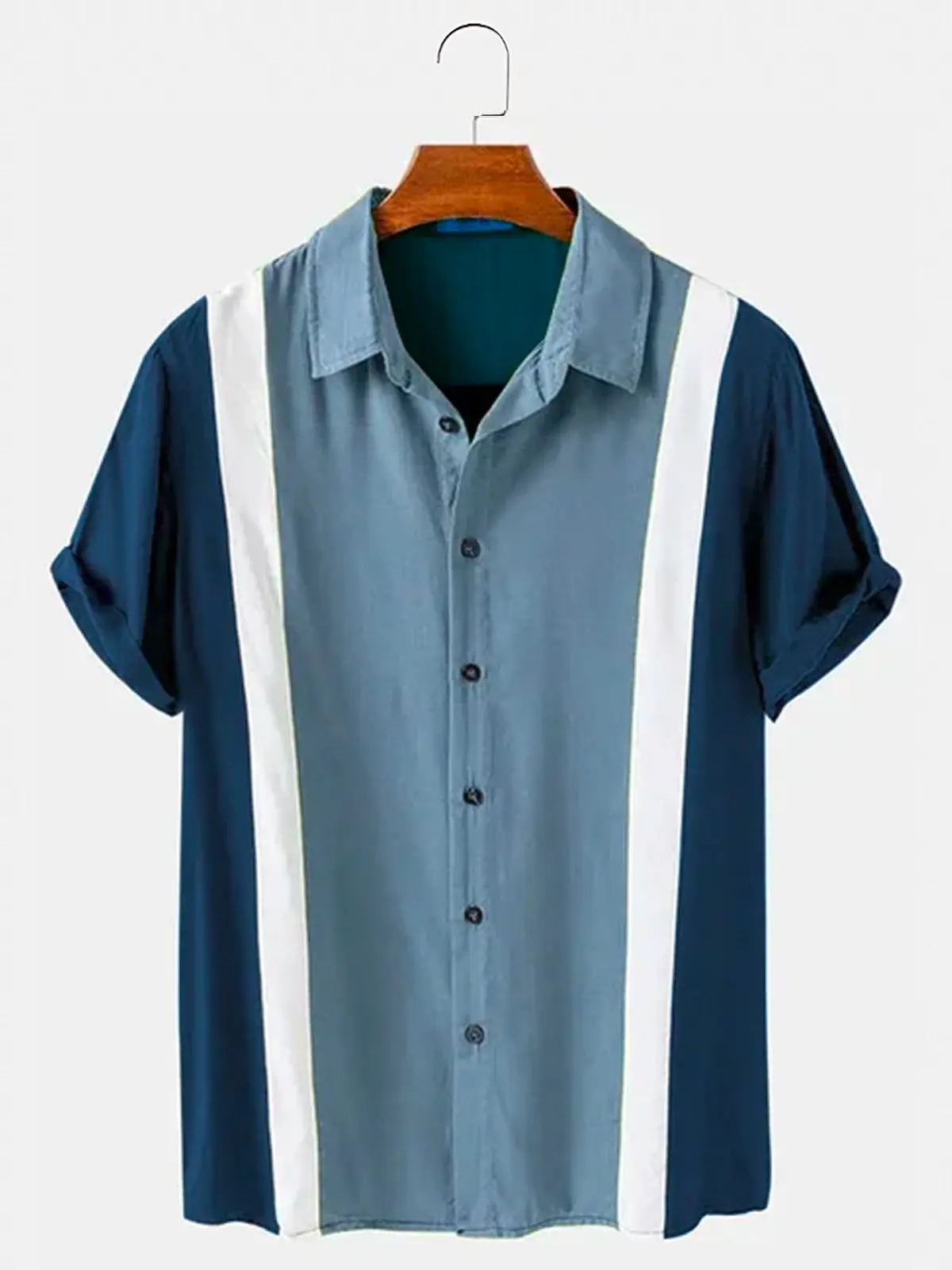 Mens Vintage 50s Classic Two T - огляд і ціна Bowling Shirt Camp