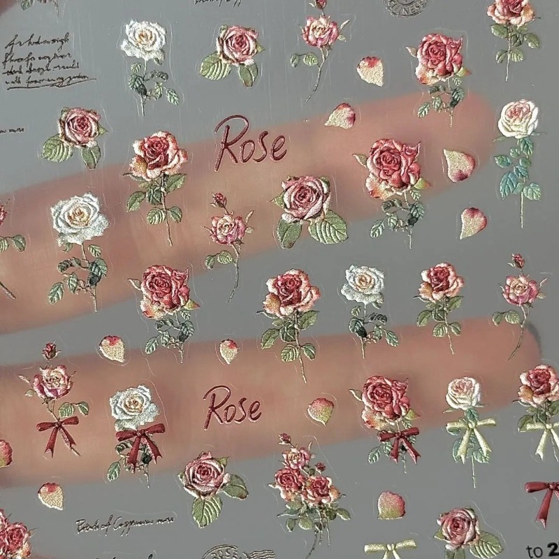 5Pcs Ins Retro Rose Sticker Hi - огляд і ціна Vintage Fashion Magazines