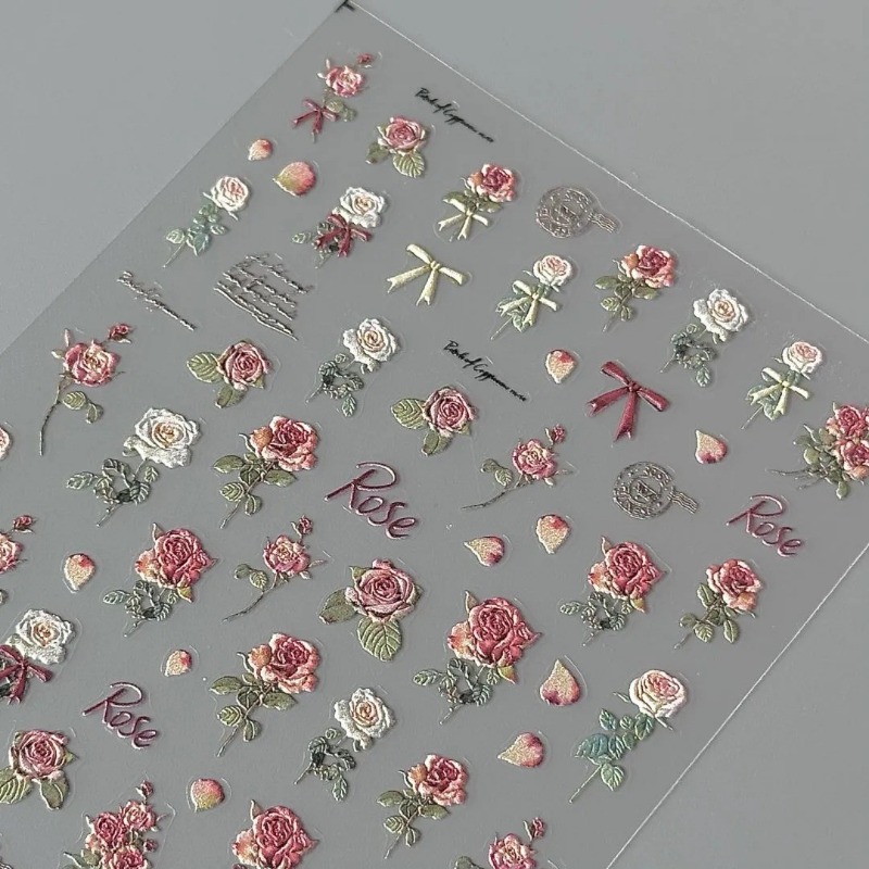 5Pcs Ins Retro Rose Sticker Hi - огляд і ціна Vintage Fashion Magazines