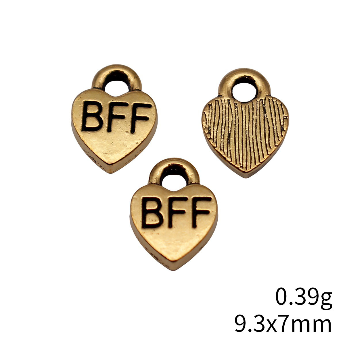 40pcs 9.3x7mm Antique Gold Col - огляд і ціна Vintage Fashion Nova