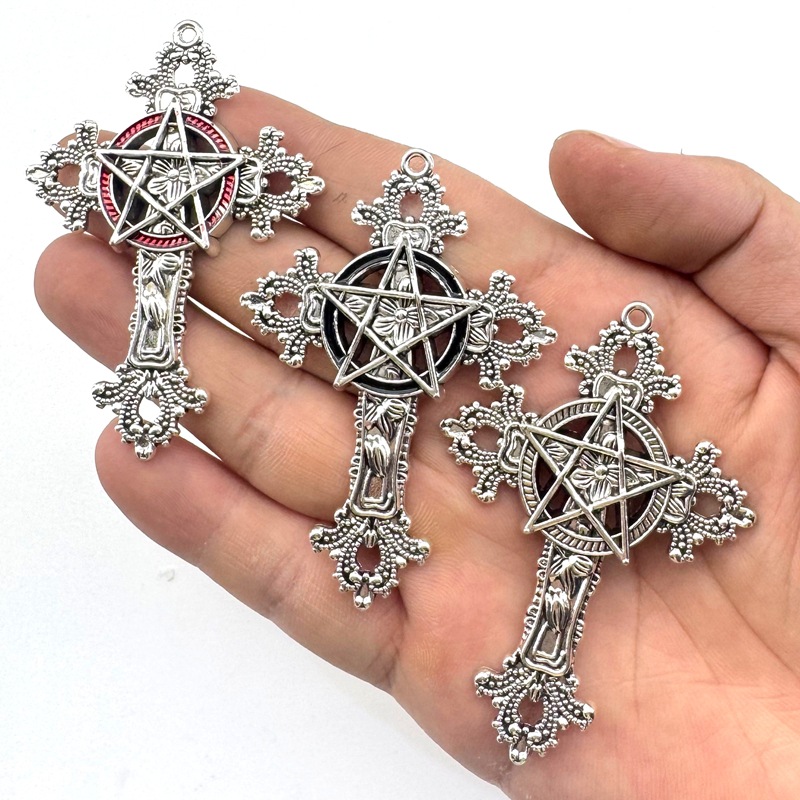 2pcs 30x15mm Gothic Big Cross  - огляд і ціна Vintage Fashion Nova
