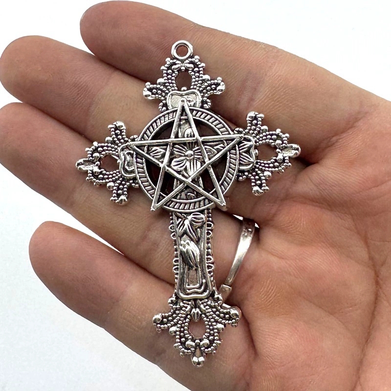 2pcs 30x15mm Gothic Big Cross  - огляд і ціна Vintage Fashion Nova