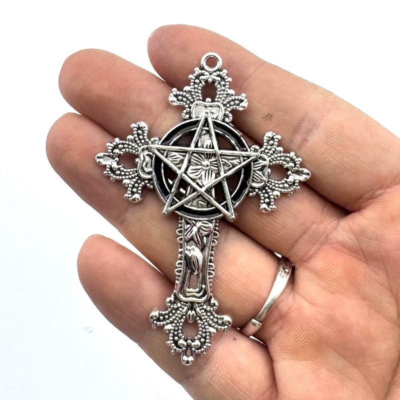 2pcs 30x15mm Gothic Big Cross  - огляд і ціна Vintage Fashion Nova