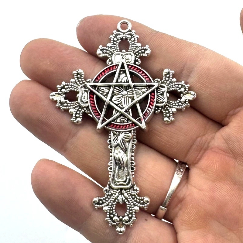 2pcs 30x15mm Gothic Big Cross  - огляд і ціна Vintage Fashion Nova