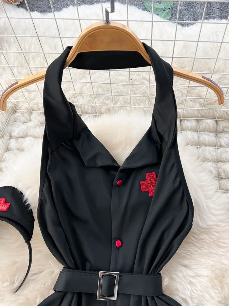 Erotic Fashion Sexy Halter Lin - огляд і ціна Vintage Fashion Aesthetic