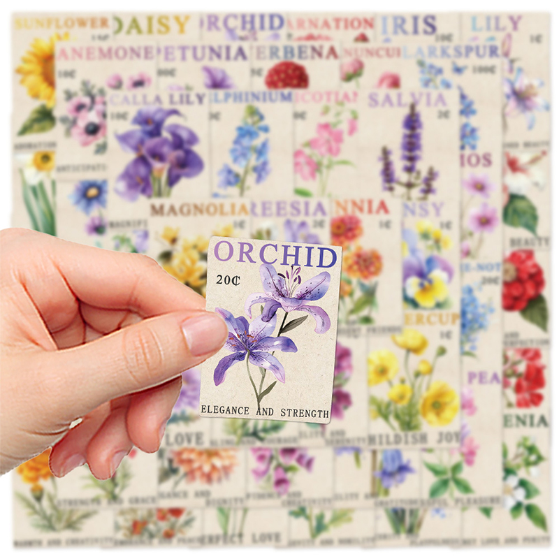 50PCS Vintage Flower Postage S - огляд і ціна Vintage Fashion Magazines