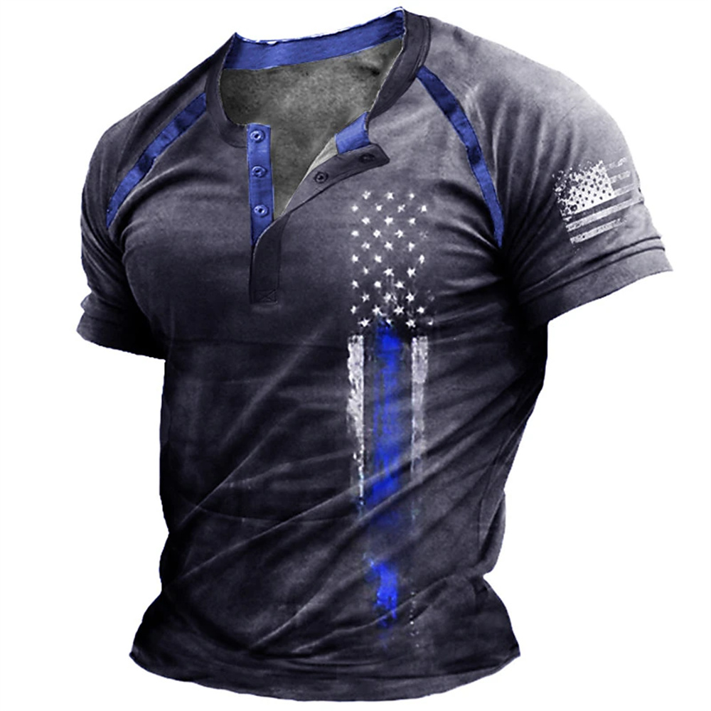 Funny 3D American Flag Print M - огляд і ціна Vintage Fashion Aesthetic