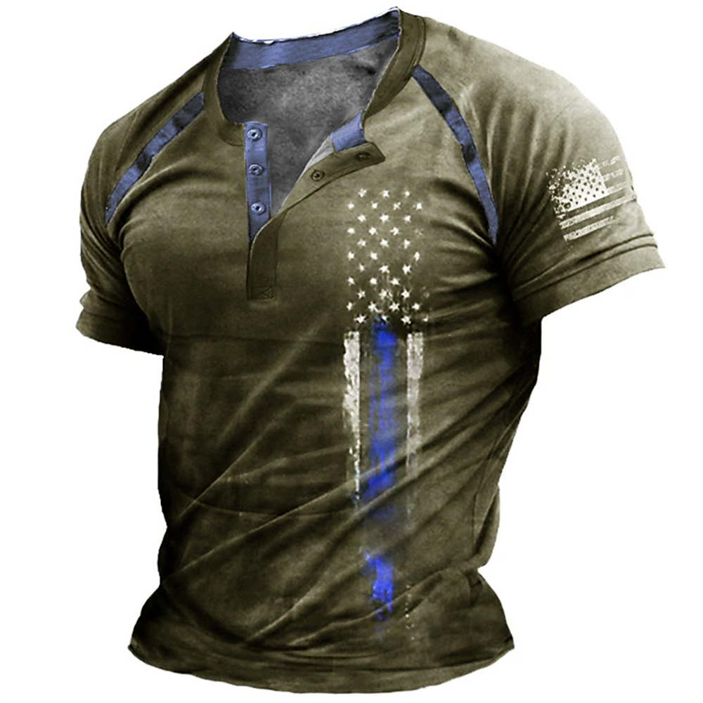 Funny 3D American Flag Print M - огляд і ціна Vintage Fashion Aesthetic