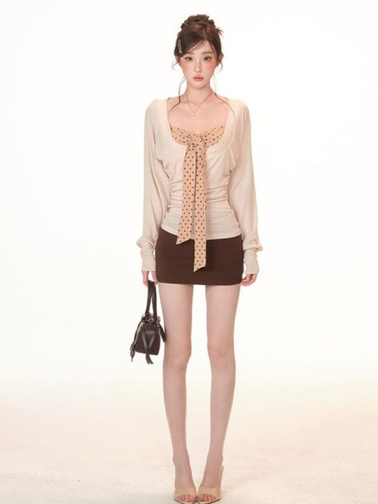 2026 Spring Vintage Blouse Sui - огляд і ціна Retro Vintage Korean Fashion