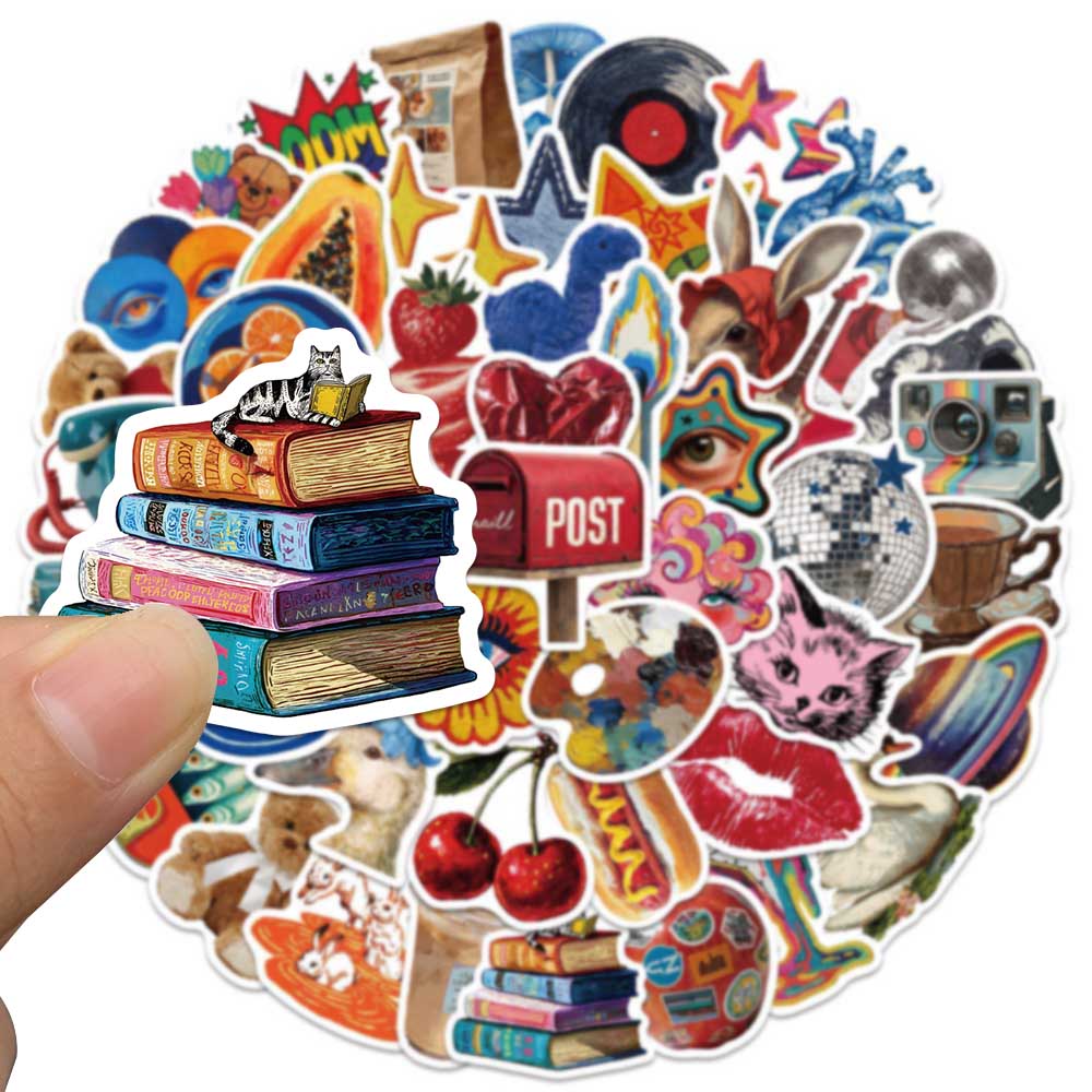 50pcs Vintage Y2K Sticker Fash - огляд і ціна Vintage Fashion Magazines